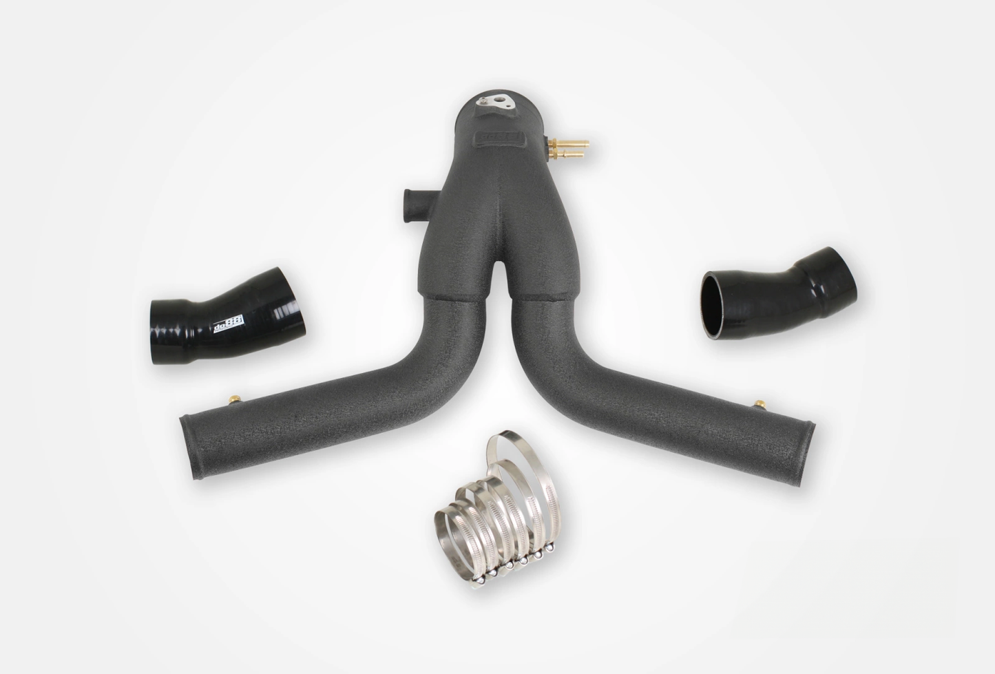 Porsche 911 Turbo (991.2) Y-Pipe – Black (OEM Intercoolers)