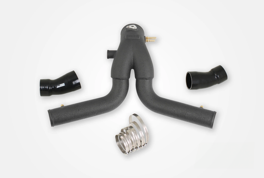 Porsche 911 Turbo (991.2) Y-Pipe – Black (OEM Intercoolers)